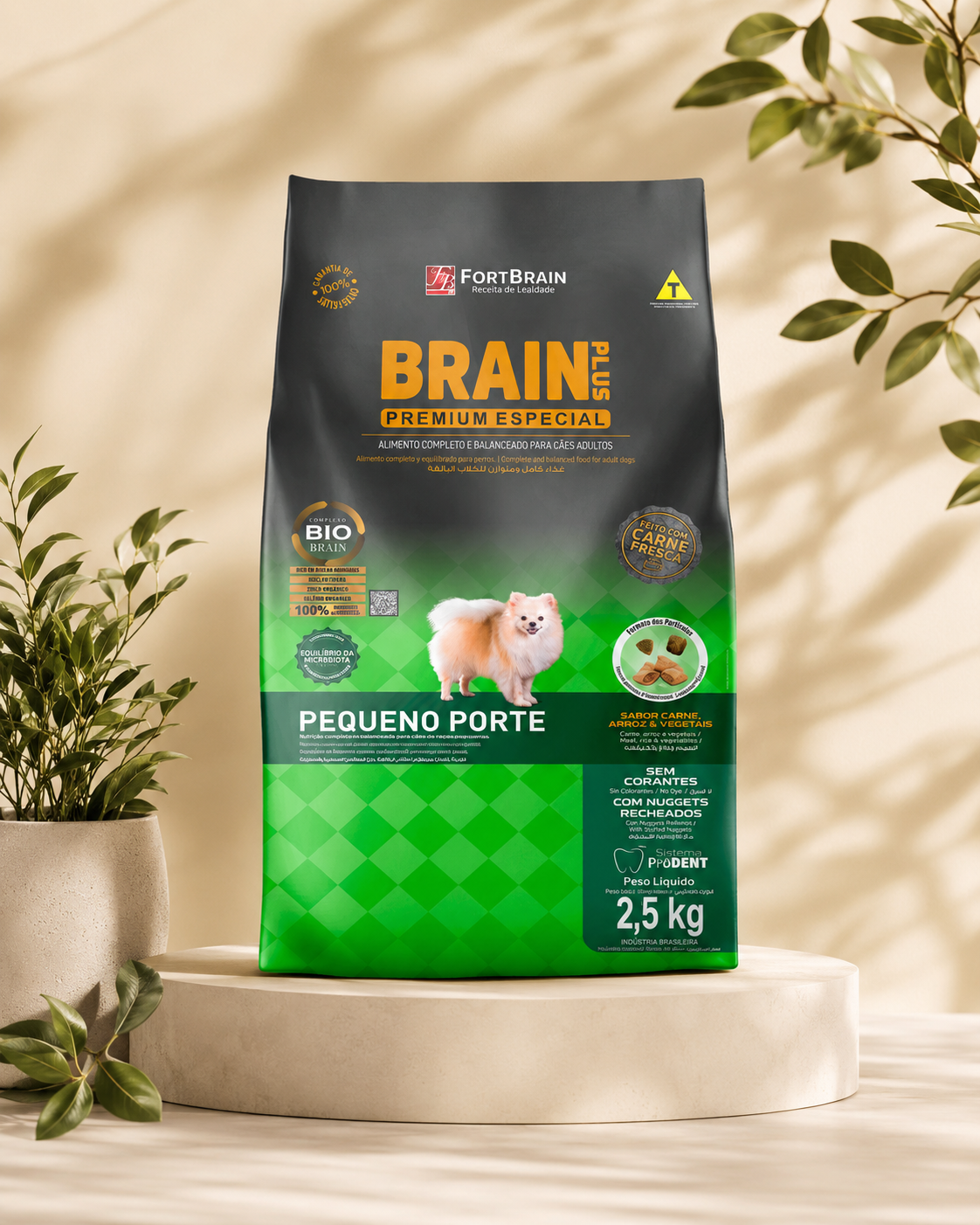 Brain Plus Small Dog Chicken & Veg 2.5kg Bundle