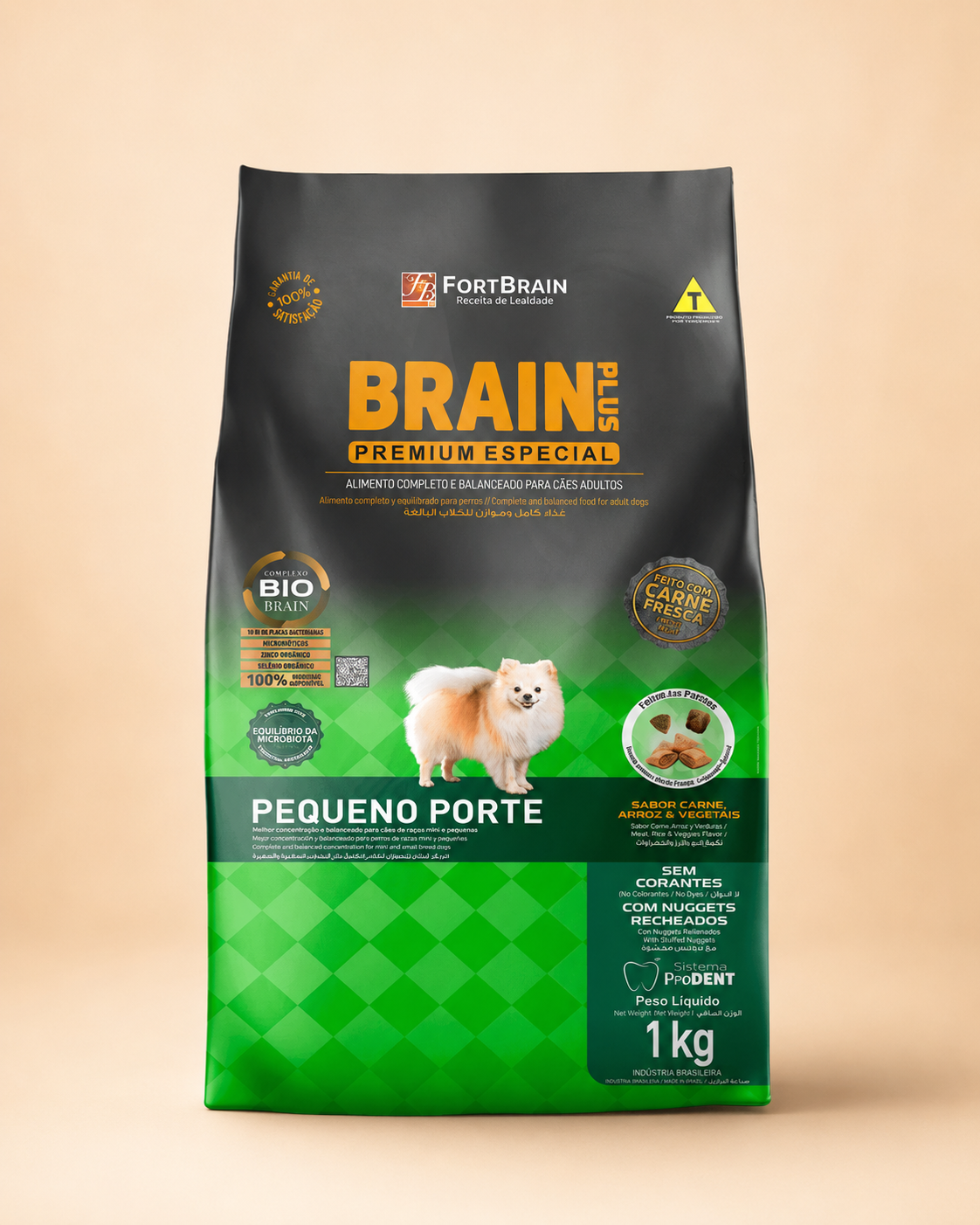 Brain Plus Small Dog Chicken & Veg 1kg Bundle