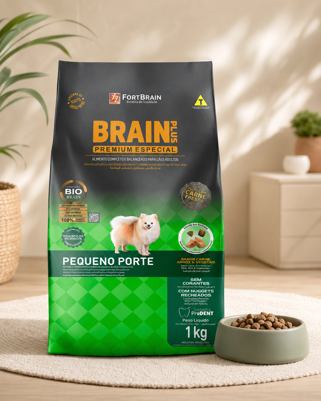 Brain Plus Small Dog Chicken & Veg 1kg Bundle