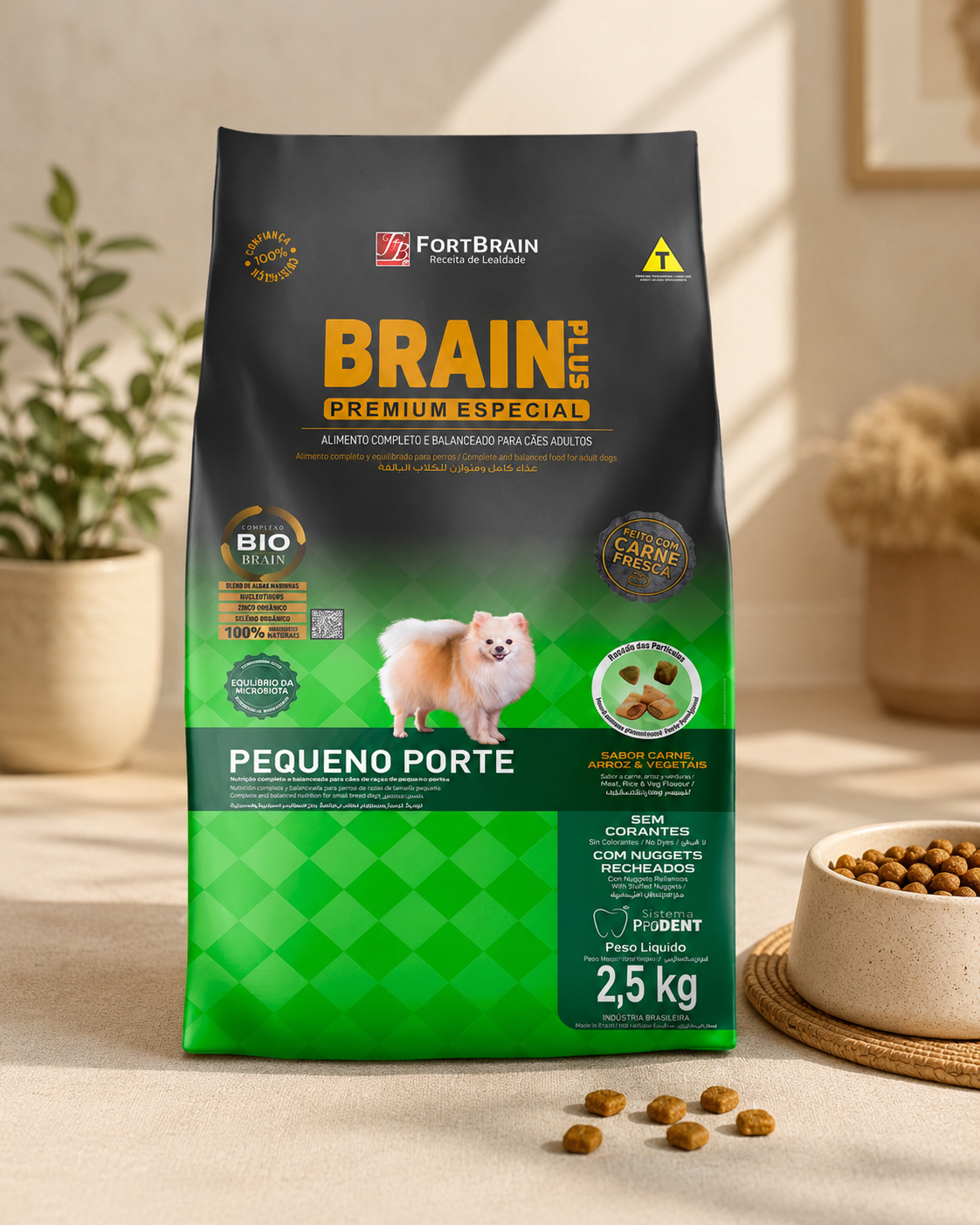Brain Plus Small Dog Chicken & Veg 2.5kg Bundle